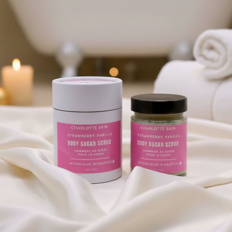 Charlotte-Skin-Body-Sugar-Scrub-Strawberry-Vanilla-2025-DodoMarket-delivery-Mauritius