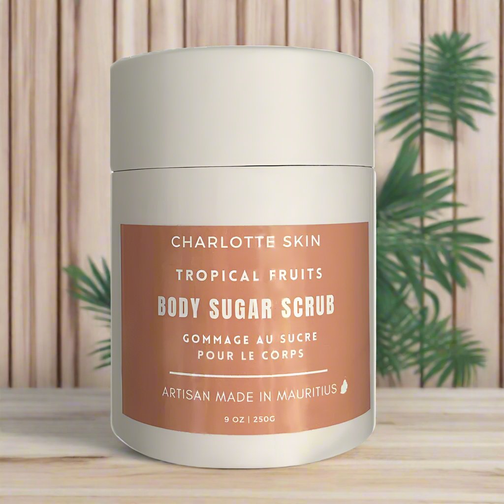 Charlotte-Skin-Body-Sugar-Scrub-Troopical-Fruits-2024-DodoMarket-delivery-Mauritius