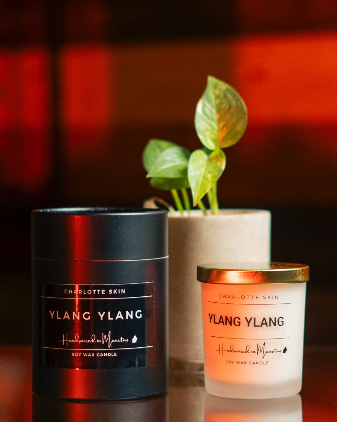 Charlotte-Skin-Candle-Glass-Jar-Ylang-Ylang-DodoMarket-delivery-Mauritius
