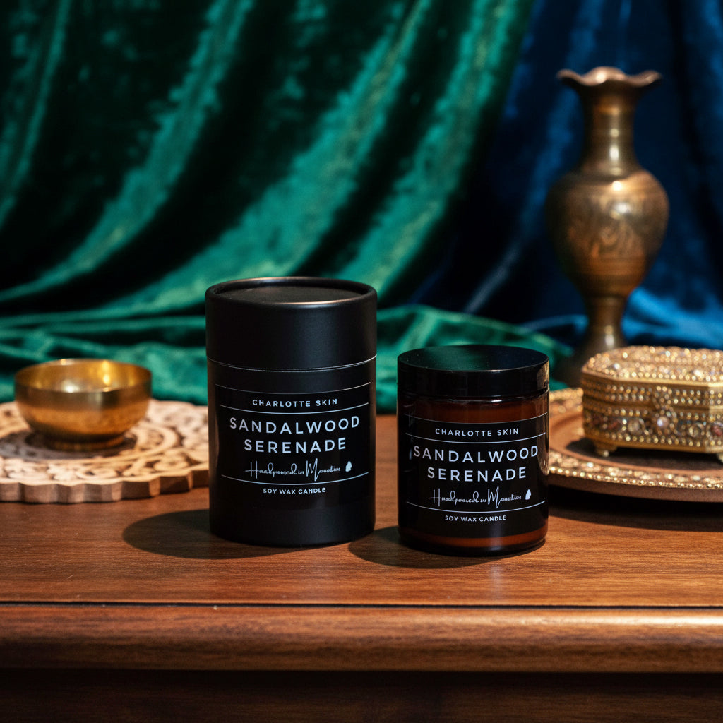 Charlotte-Skin-Classic-candle-Sandalwood-Serenade-2025-DodoMarket-delivery-Mauritius