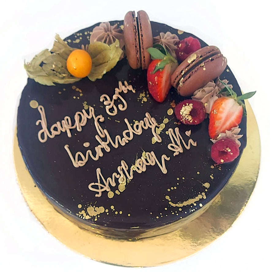 Chocolate-Ganache-Cake-wording-DodoMarket-Same-day-delivery-Mauritius