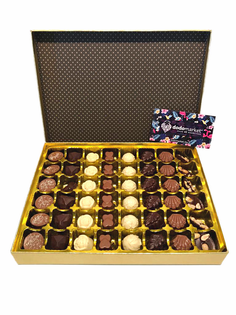 Chocolate-Gift-Box-Assorted-Gold-opened-DodoMarket-Delivery-Mauritius