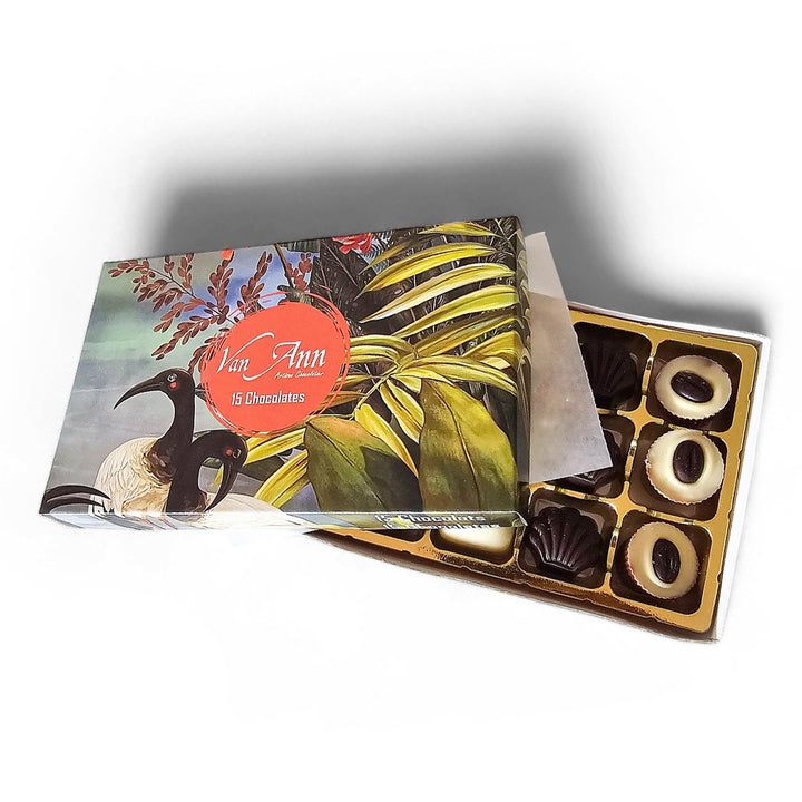 Chocolate-Gift-Box-Tropical-Assorted-opened-lid-DodoMarket-delivery-Mauritius