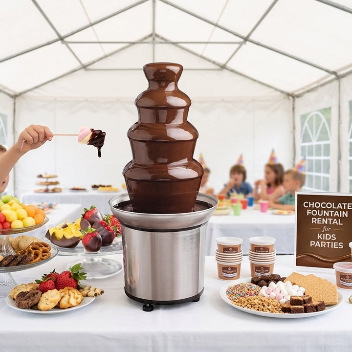Chocolate Fountain Rental for Kids Parties