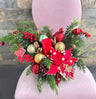 Composition de Fleurs de Noël - Centre de table