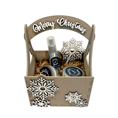 Christmas-Snowflake-Basket-Skincare-Gift-DodoMarket-delivery-Mauritius