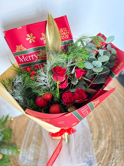 Bouquet de Noël Emballé