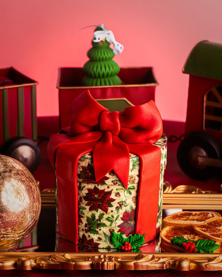 Christmas-gift-box-Mini-cake-decorated-DodoMarket-delivery-Mauritius