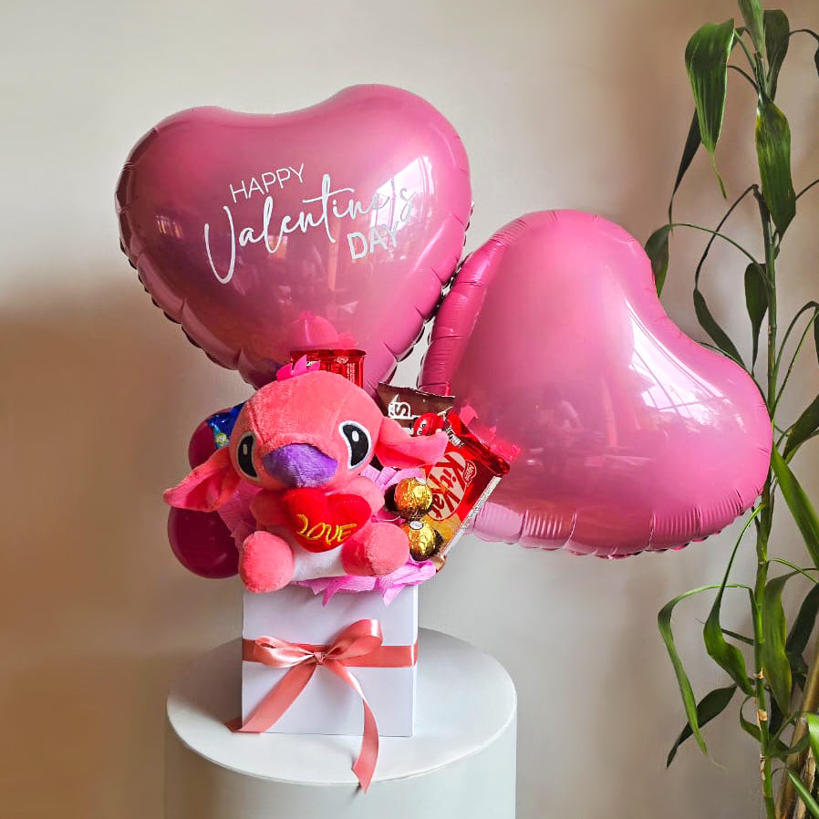 Cosmic-Love-Balloon-Bouquet-Pink-Angel-DodoMarket-delivery-Mauritius