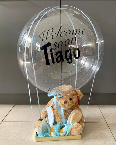 Personalized Balloon Box - Welcome Baby!