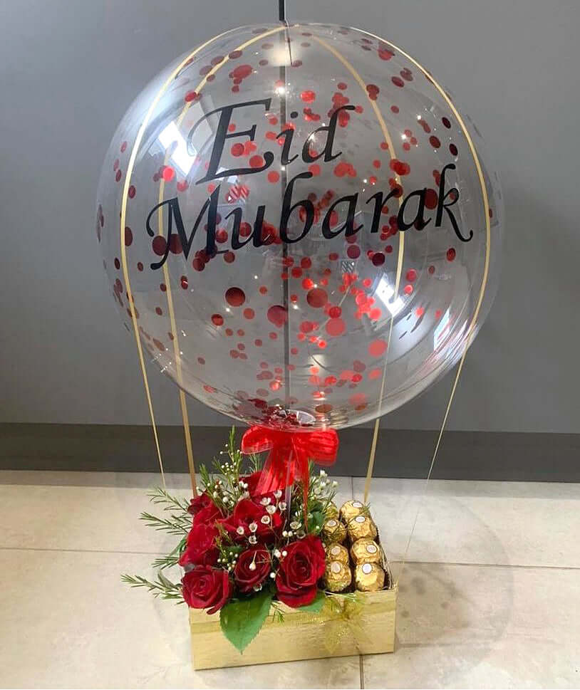 Personalized Balloon Box Eid Celebration| delivery Mauritius