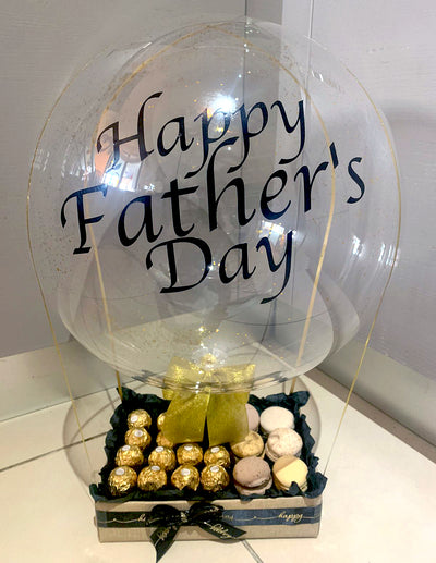 Customised-Balloon-Fathers-Day-golden-sweets-Macarons-Chocolates-Box-DodoMarket-delivery-Mauritius