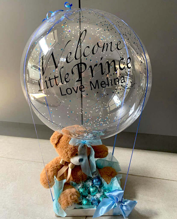 Customised-Balloon-Teddy-Chocos-Box-Welcome-Baby-DodoMarket-delivery-Mauritius