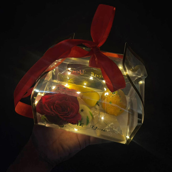 Diwali-sweets-luminary-gift-box-in-hand-DodoMarket-delivery-Mauritius