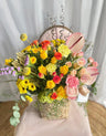 Flowers Bouquet - Boho Basket