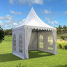 Premium Marquee Tent Rental - 3mx3m : Elegant White Pagoda