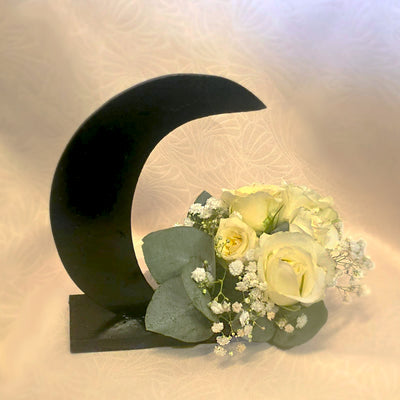 Eid-Mubarak-Mini-flowers-moon-centerpiece-DodoMarket-delivery-Mauritius