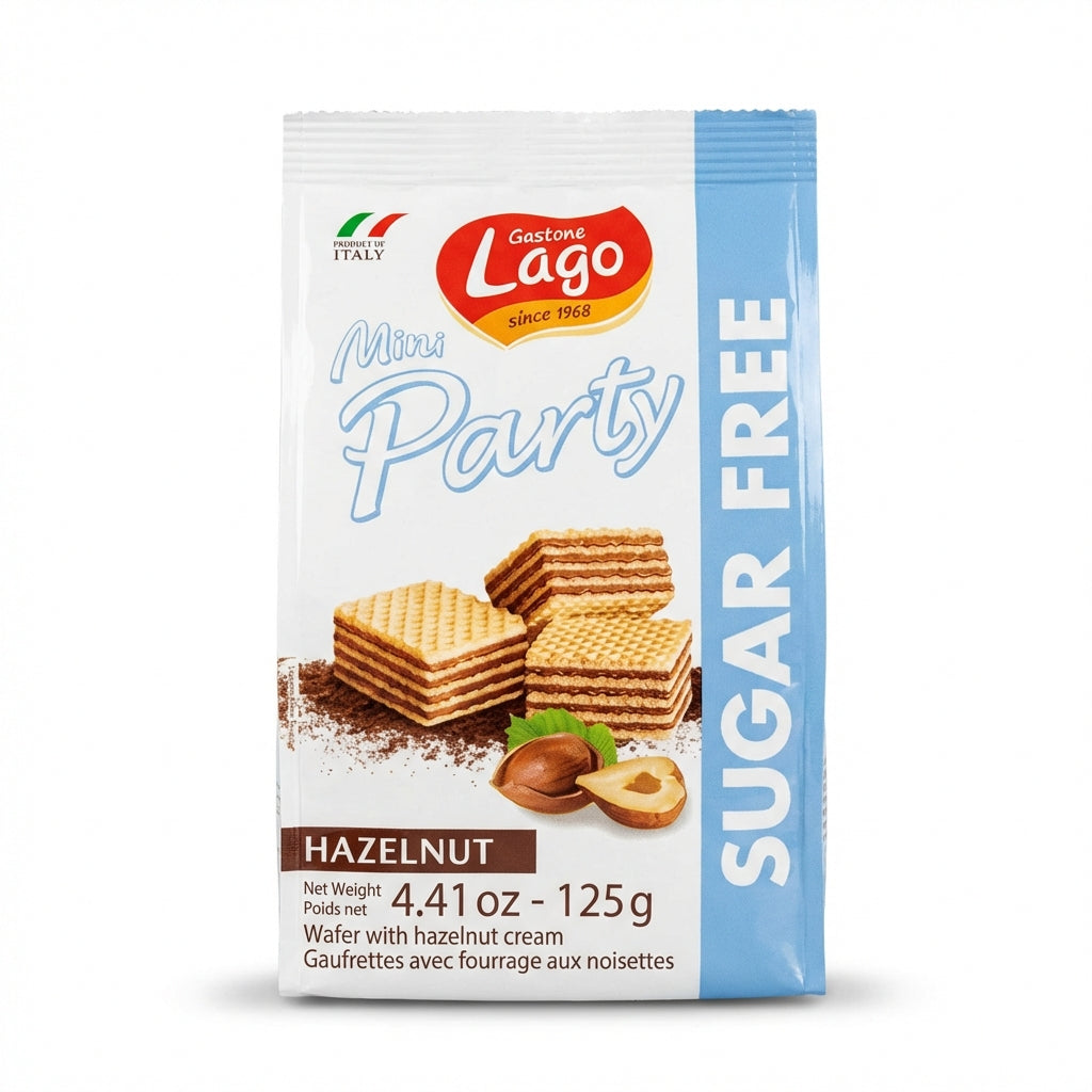 Elledi Mini Party Wafers Sugar Free Hazelnut 125g Delivery Mauritius