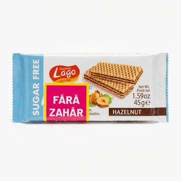 Elledi Poker Sugar Free Hazelnut Cream Wafer Bar 45g Delivery Mauritius