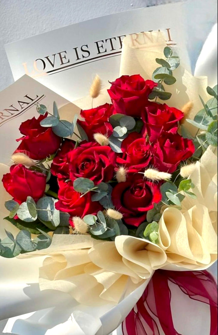 Eternal-Love-red-roses-Bouquet-DodoMarket-delivery-Mauritius