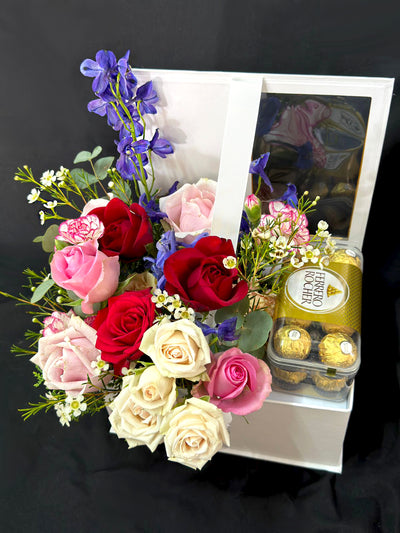 Flowers-Ferero-white-Gift-Box-2024-DodoMarket-delivery-Mauritius