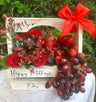 Panier de Fruits Floraux Personnalisé