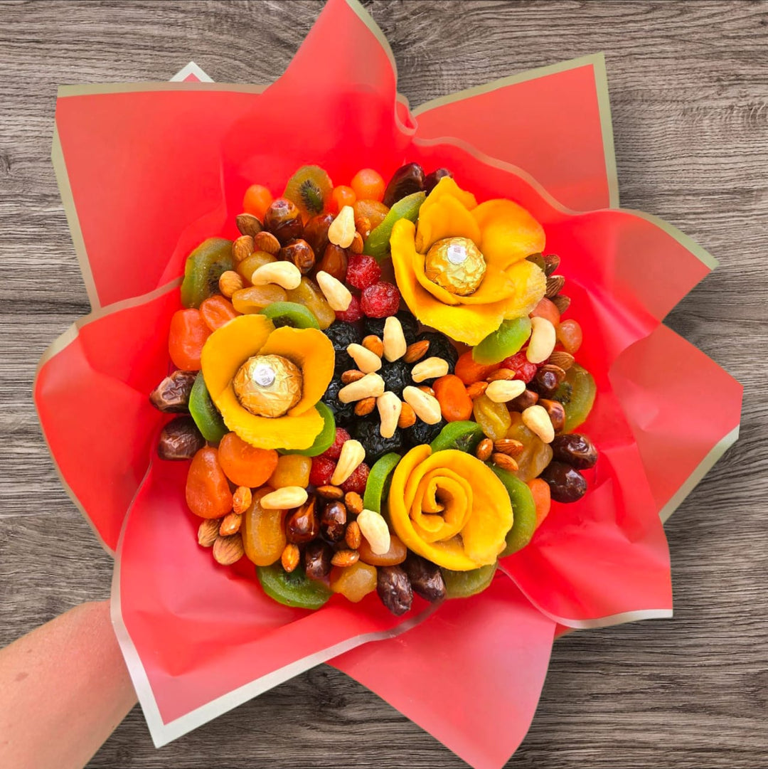 Golden-Blessings-Dried-Fruit-Bouquet-DodoMarket-delivery-Mauritius