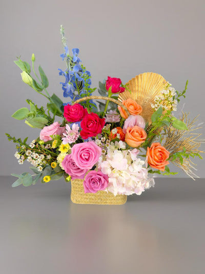Golden-Horizon-Flower-Basket-DodoMarket-delivery-Mauritius