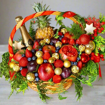 Golden-Yuletide-Fruit-Basket-Super-Large-DodoMarket-delivery-Mauritius