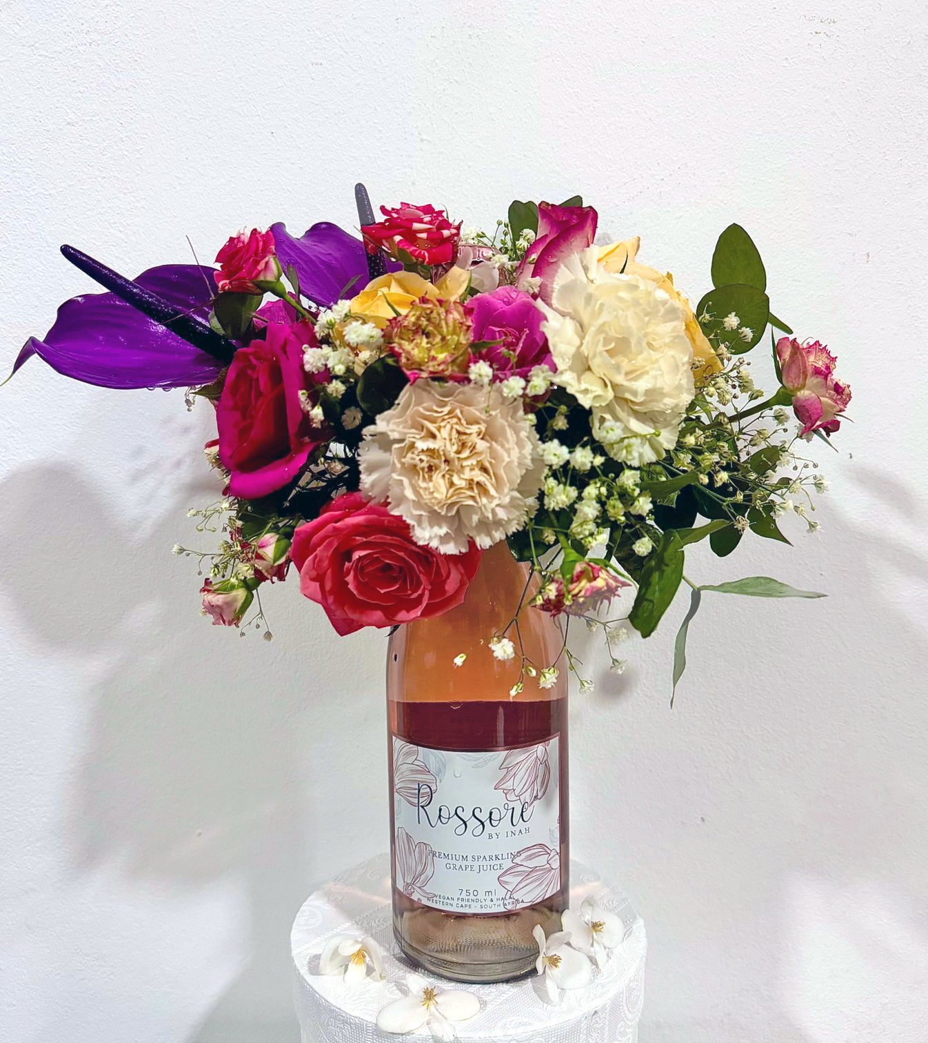 Graceful-Grape-halal-wine-and-bouquet-DodoMarket-delivery-Mauritius
