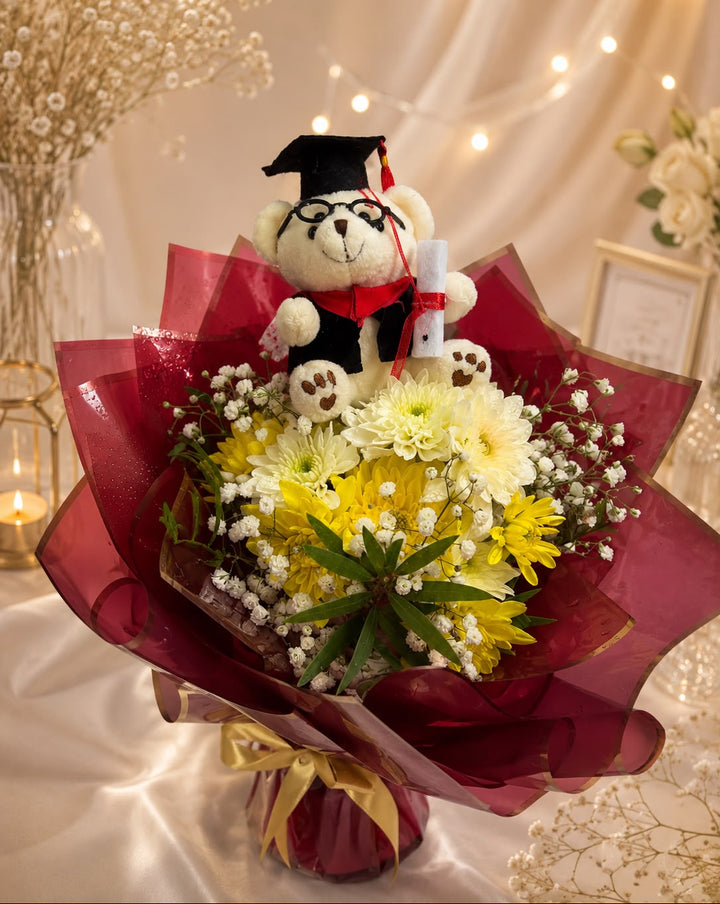 Graduate-Joy-bouquet-interior-DodoMarket-delivery-Mauritius