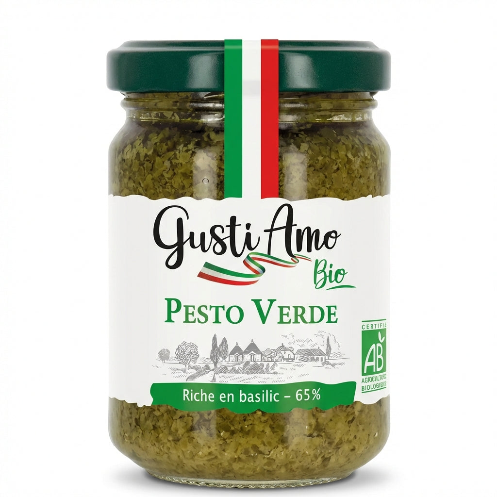 Gusti Amo Bio Pesto Verde 130g Delivery Mauritius