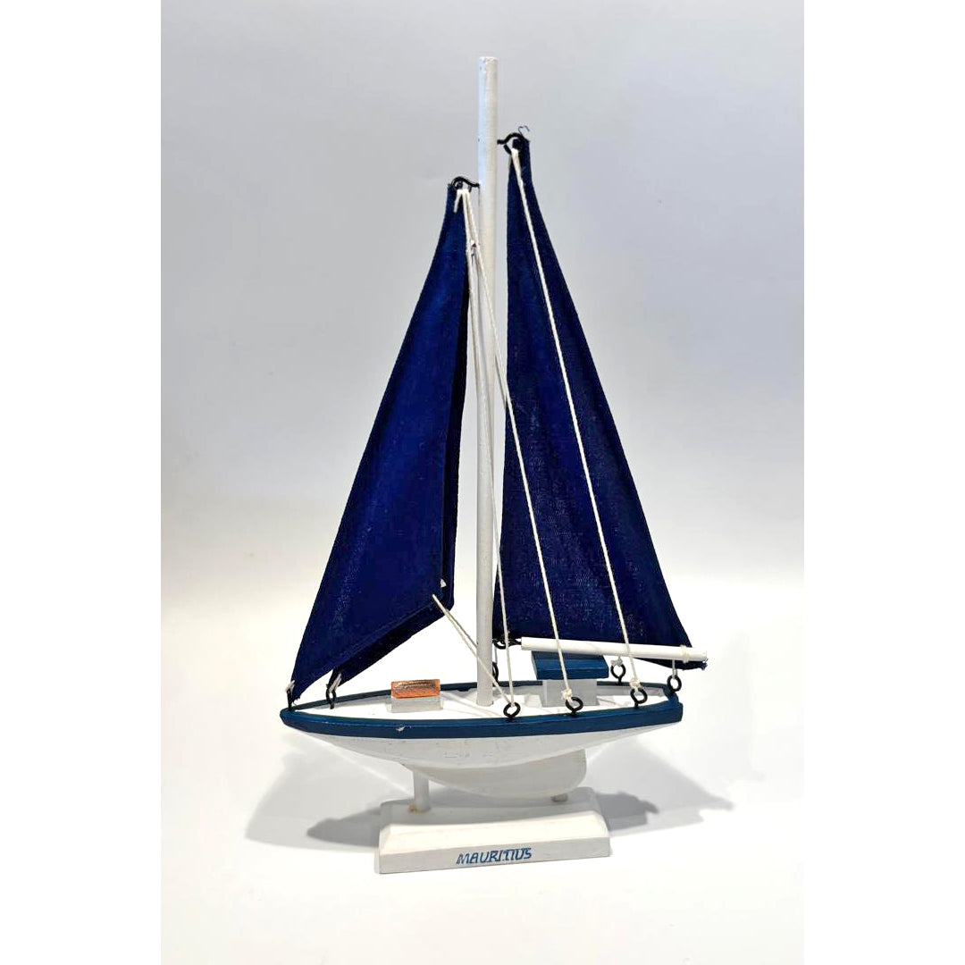 Handmade-ship-model-SailBoat-navy-white-DodoMarket-delivery-Mauritius
