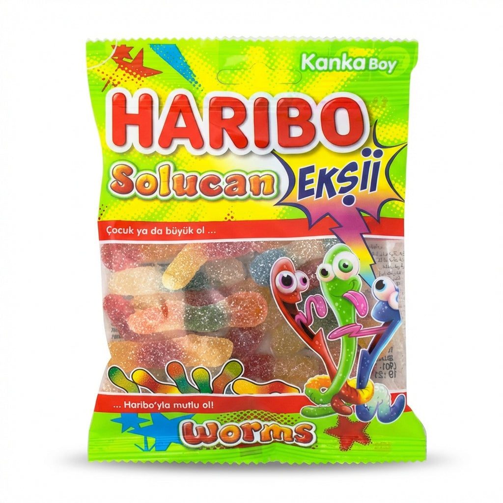Haribo Worms Fizz 70g Delivery Mauritius