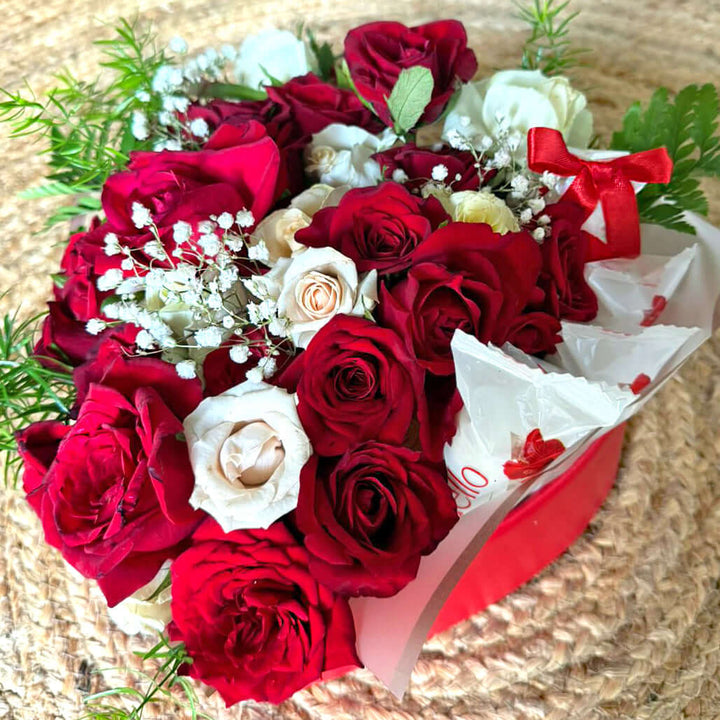 Heart-Roses-Box-with-Raffaello-closer-DodoMarket-Mauritius