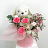 Hello Baby Children Flower Box with Teddy