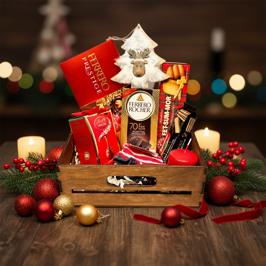 Holiday-Cheer-Hamper-on-table-DodoMarket-delivery-Mauritius