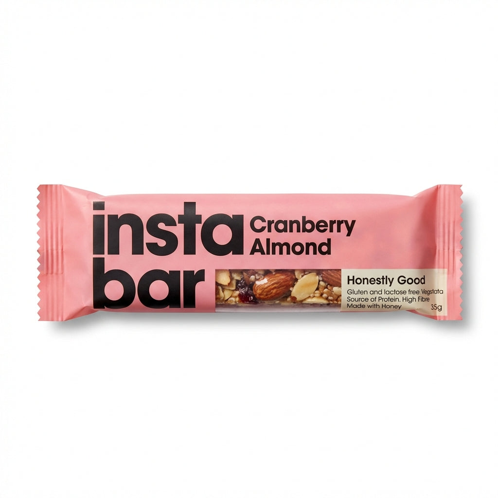Instabar Cranberry Almond Bar 35g Delivery Mauritius