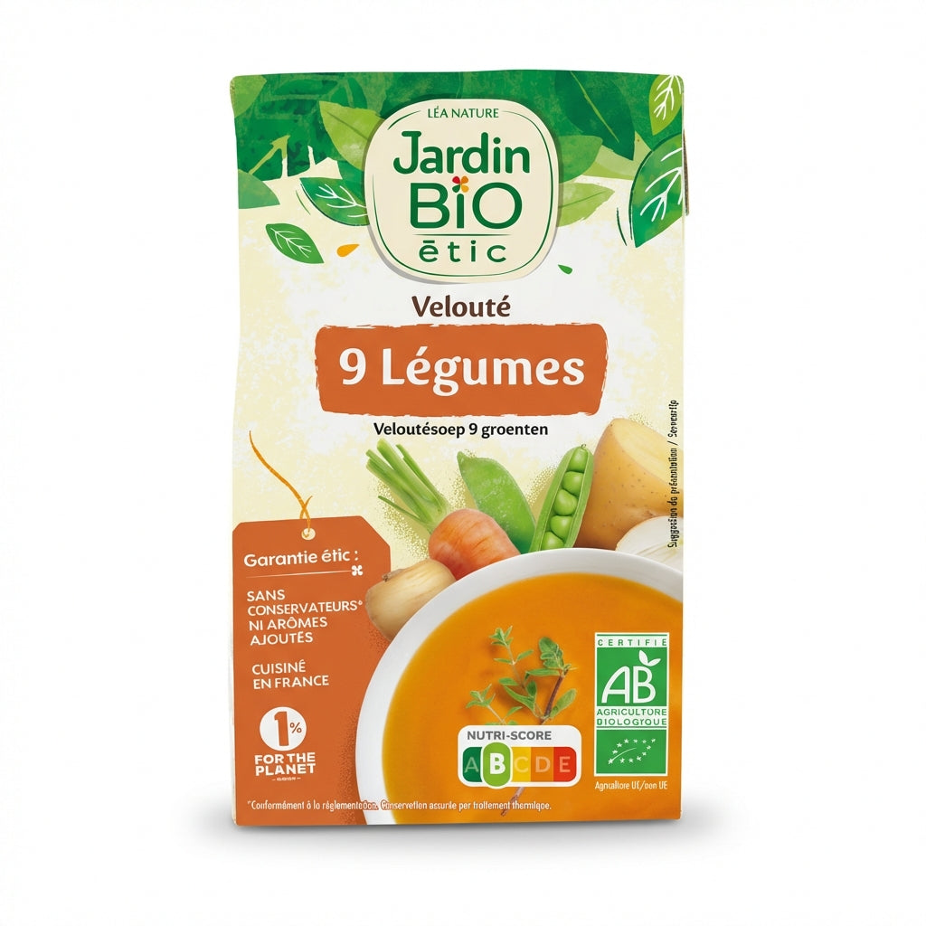 Jardin Bio 9 Vegetable Soup 1L Delivery Mauritius