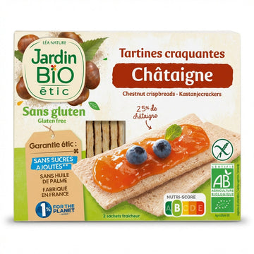 Jardin Bio Crispy Chestnut Crackers 150g Delivery Mauritius
