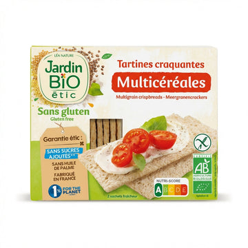 Jardin Bio Crispy Multigrain Crackers 150g Delivery Mauritius
