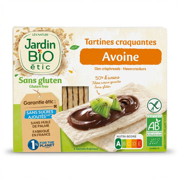 Jardin Bio Crispy Oat Crackers 150g Delivery Mauritius