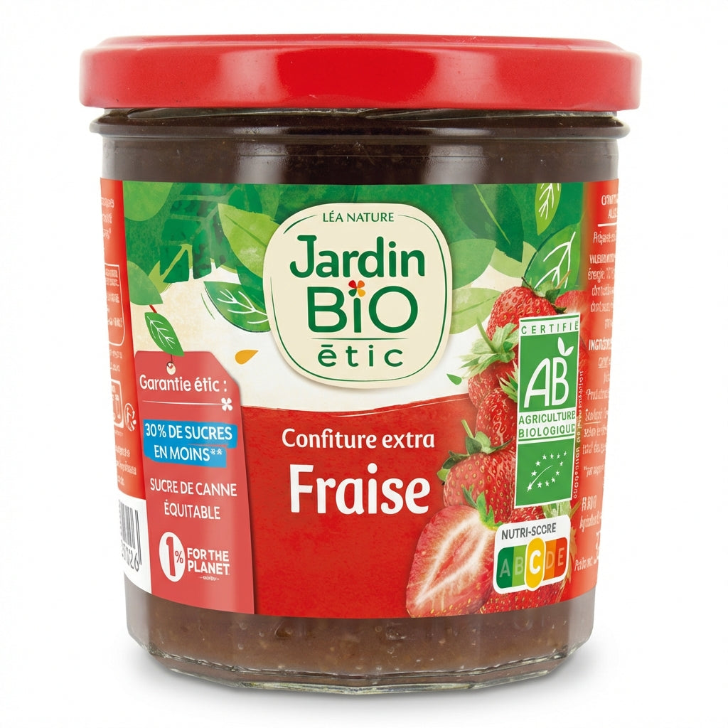 Jardin Bio Extra Strawberry Jam 320g Delivery Mauritius