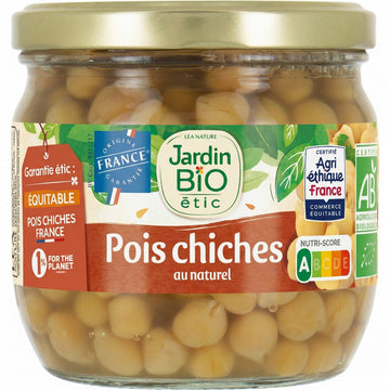 Jardin Bio Natural Chickpeas 330g Delivery Mauritius