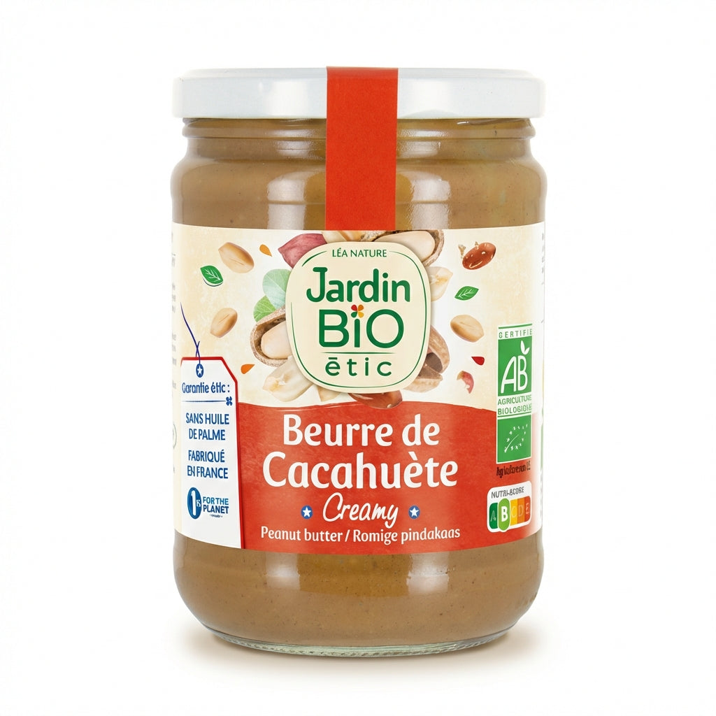 Jardin Bio Peanut Butter Creamy 500g Delivery Mauritius