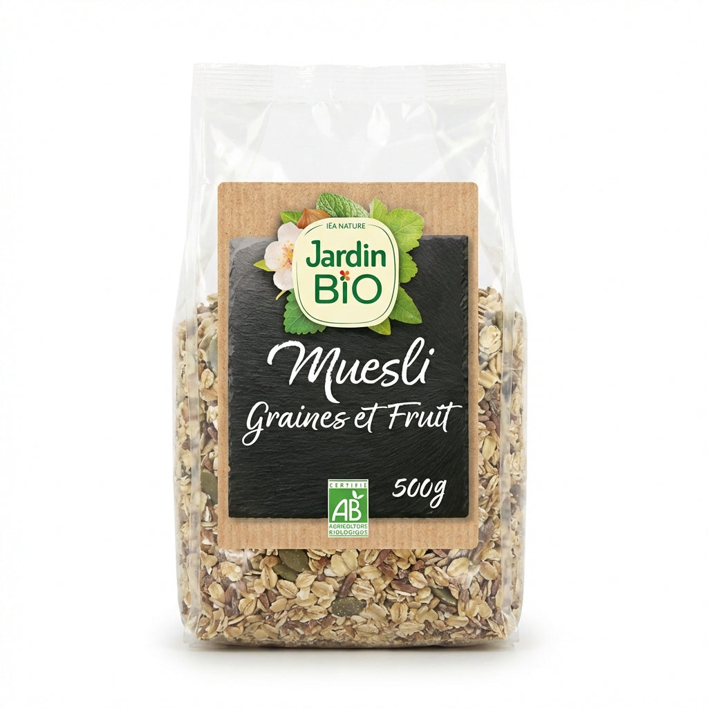 Jardin Bio Seed & Fruit Muesli 500g Delivery Mauritius