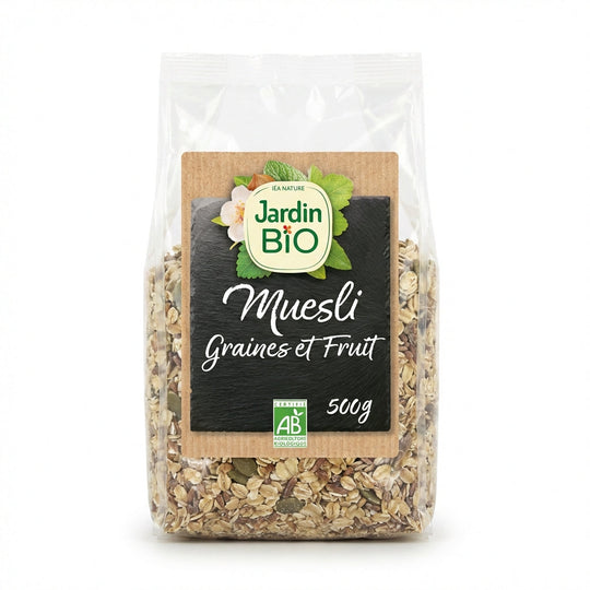 Jardin Bio Seed & Fruit Muesli 500g Delivery Mauritius
