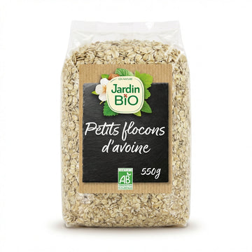 Jardin Bio Small Oat Flakes 550g Delivery Mauritius