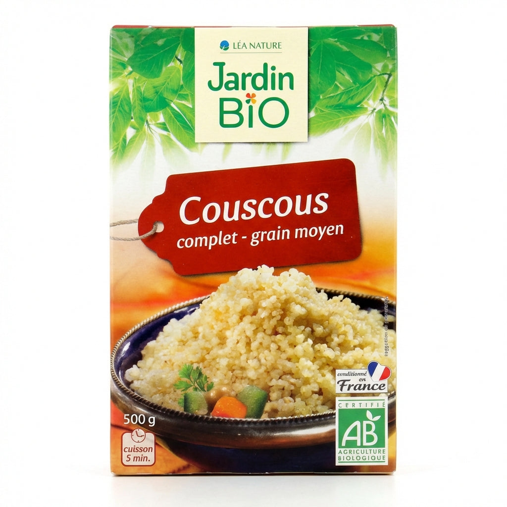 Jardin Bio Whole Grain Couscous 500g Delivery Mauritius