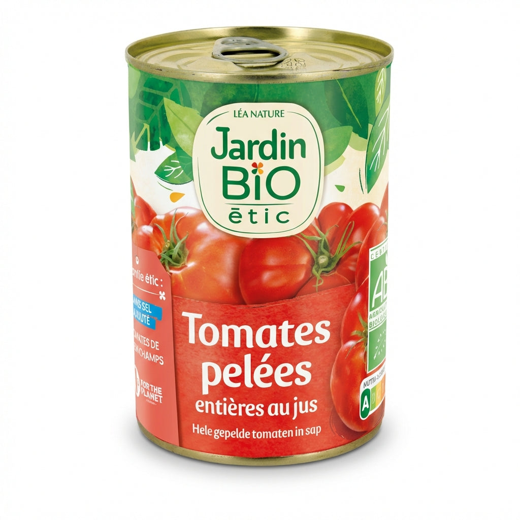 Jardin Bio Whole Peeled Tomatoes 400g Delivery Mauritius